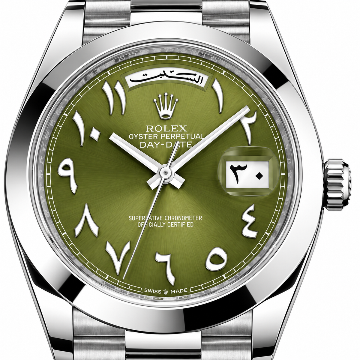 Rolex Day-Date Arabic Olive Dial