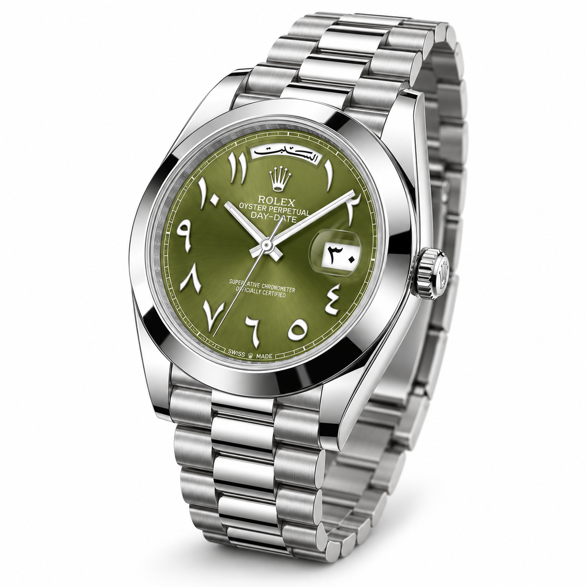 Rolex Day-Date Arabic Olive Dial