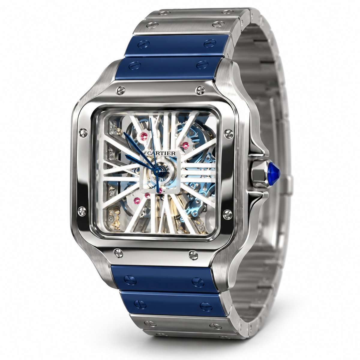 Cartier Santos Skeleton