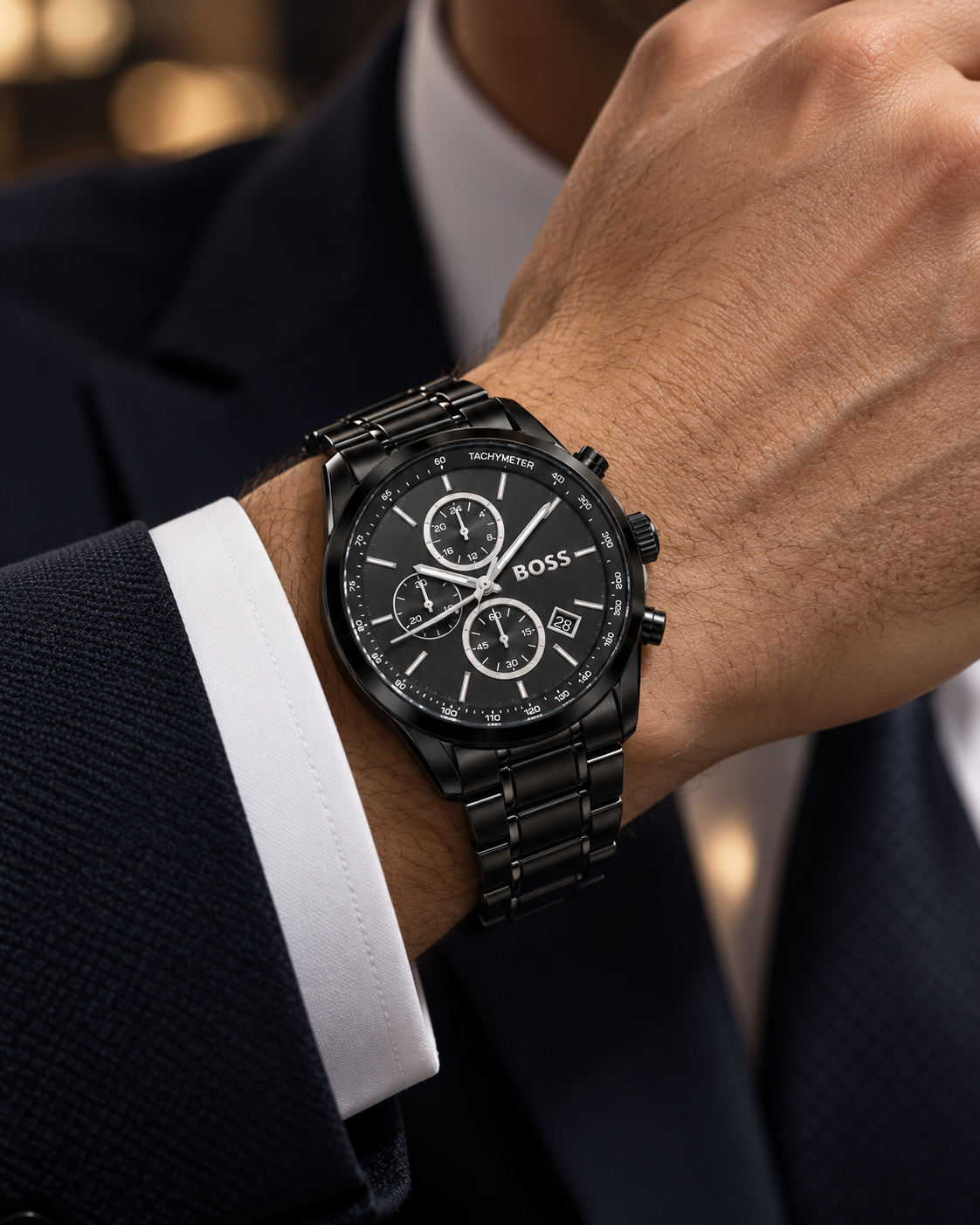 Hugo Boss All Black Chrono – Metal