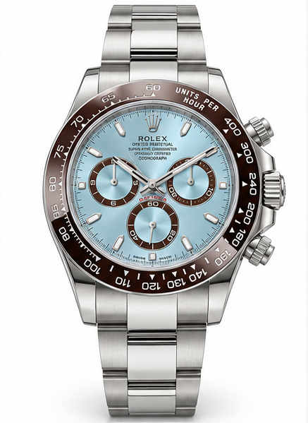 Rolex Daytona Ice Blue – Brown Bezel