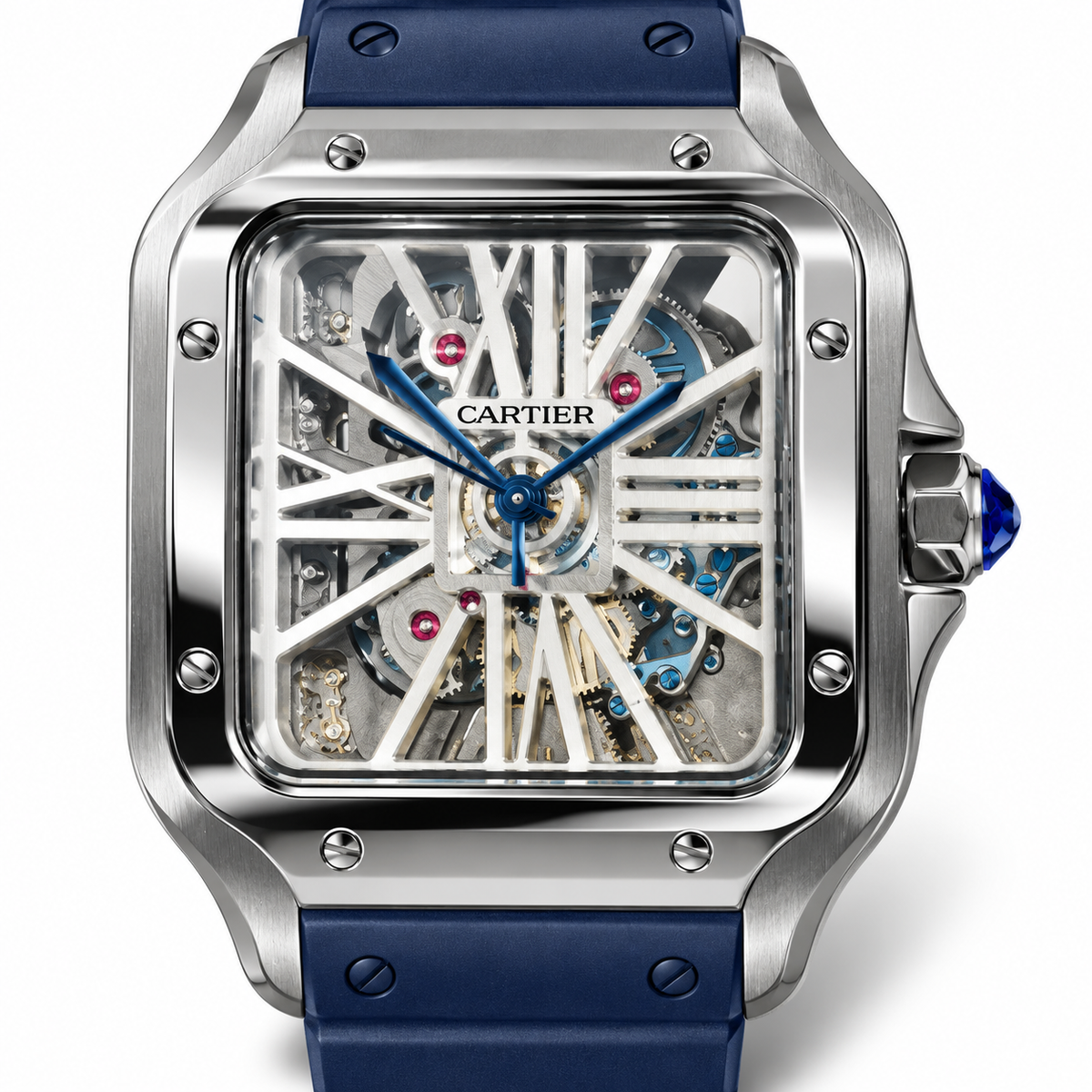 Cartier Santos Skeleton