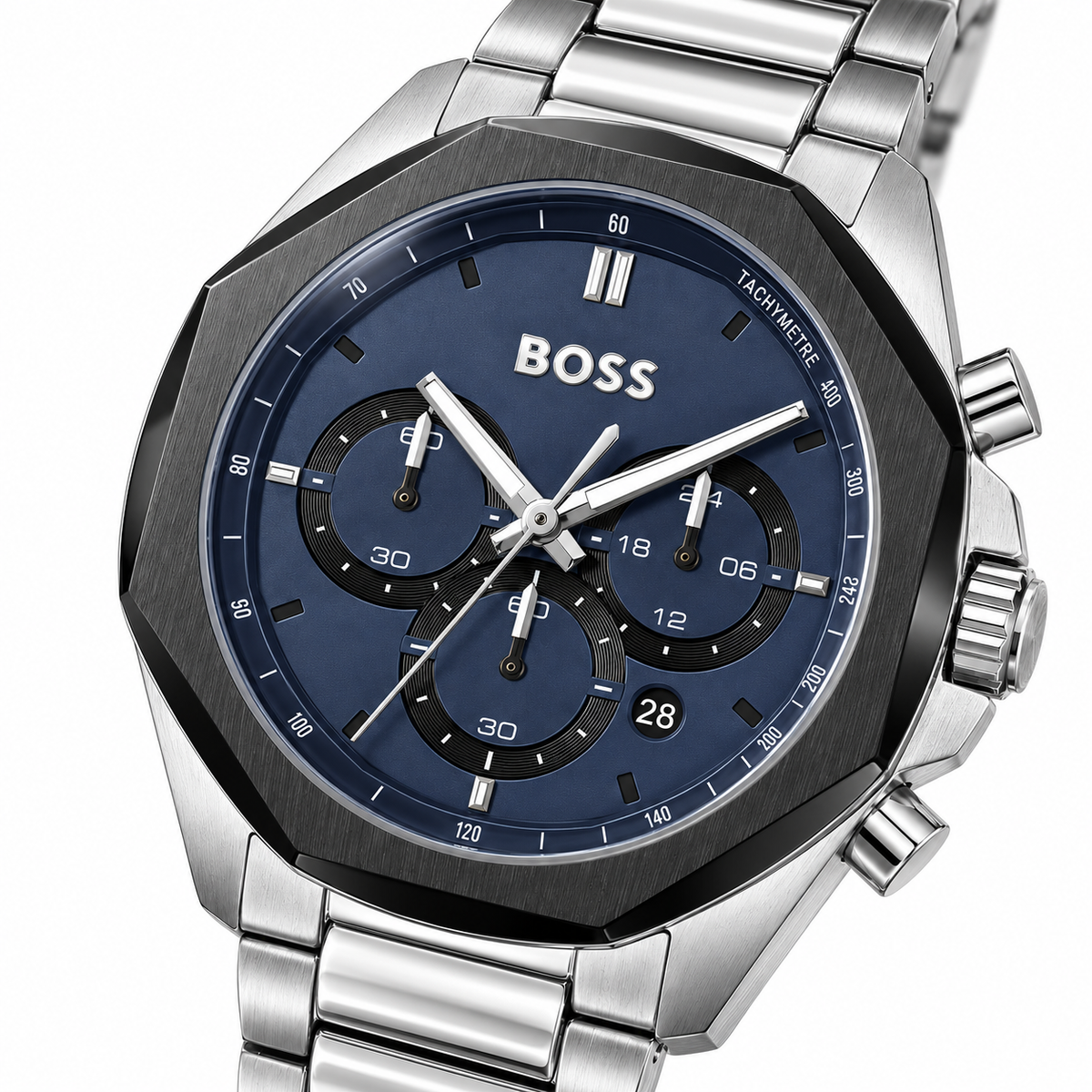 Hugo Boss Octagonal Blue Chronograph