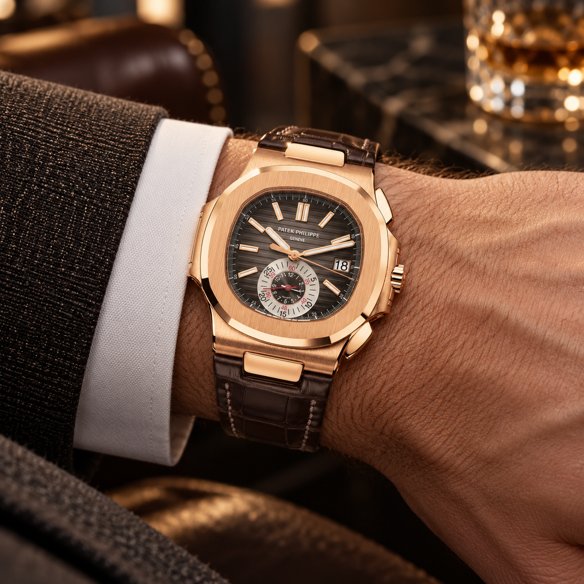 Patek Philippe Nautilus Rose Gold Sub-dial